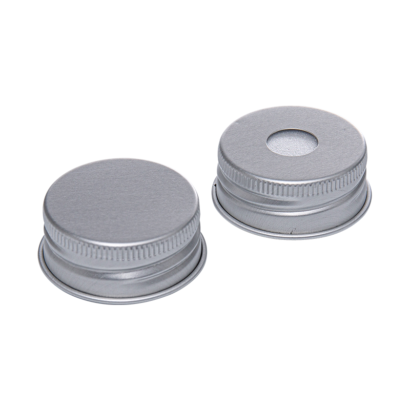 38 mm platt/perforerade aluminiumflaskhattar